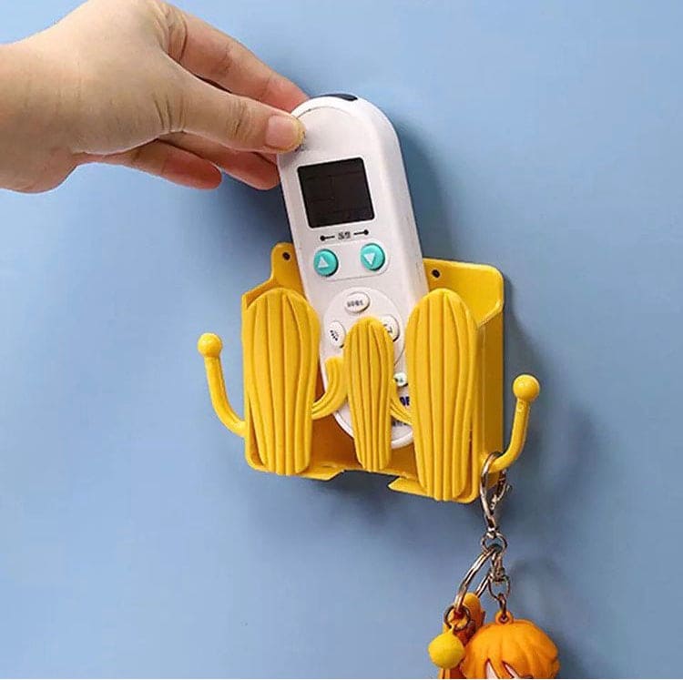 Wall Mounted Self Adhesive Cactus Shaped Charger Phone Bracket Holder, Wall Mounted Remote Control Storage Box, Mobile Phone Charging Stand Wall Mounted Self Adhesive Cactus Shaped Charger Phone Bracket Holder, Wall Mounted Remote Control Storage Box, Mobile Phone Charging Stand